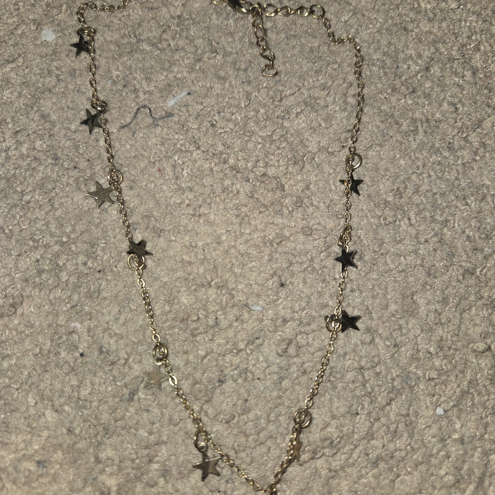 Gold Star Charm Necklace